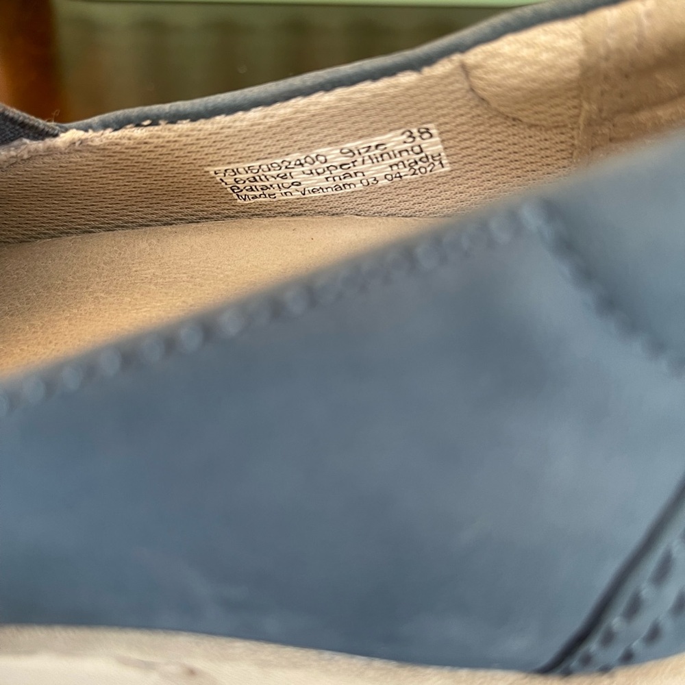 Dansko Laraine Slip On Sneaker (Women) - Blue Waterproof Nubuck - Picture 6 of 10